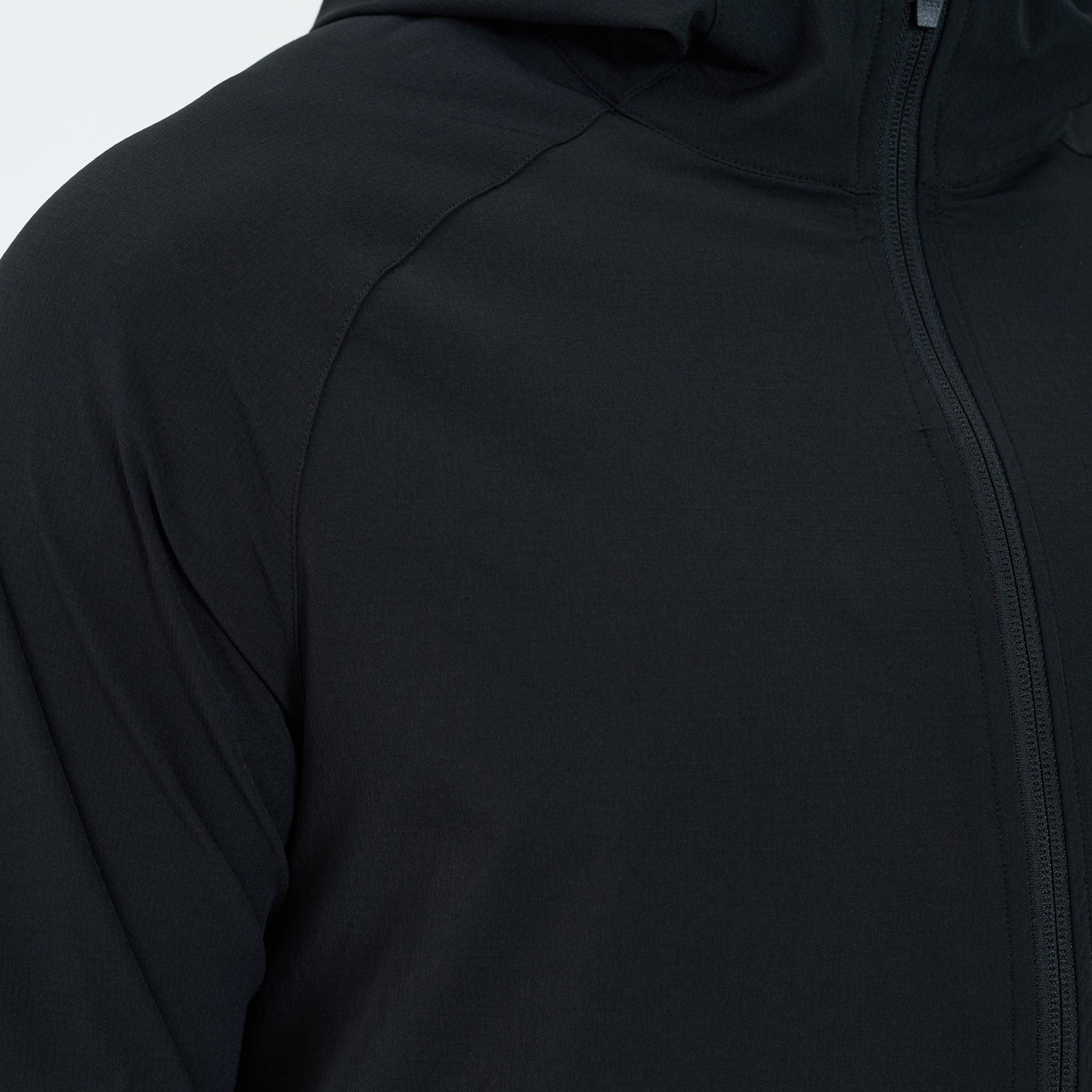 Canvas Athletic Track Windbreaker in black, view 7