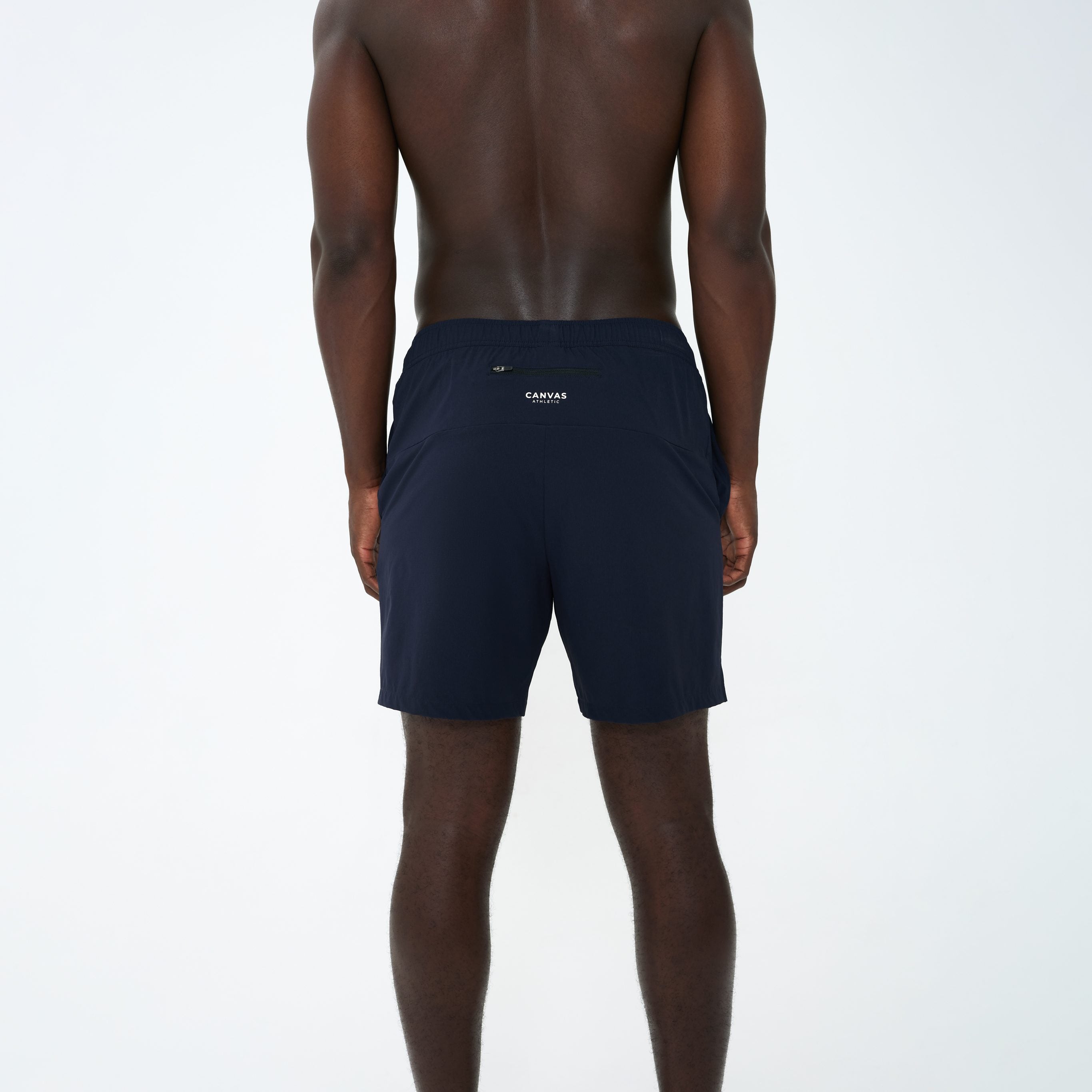 Canvas Athletic Core Tech Short in navy, view 4
