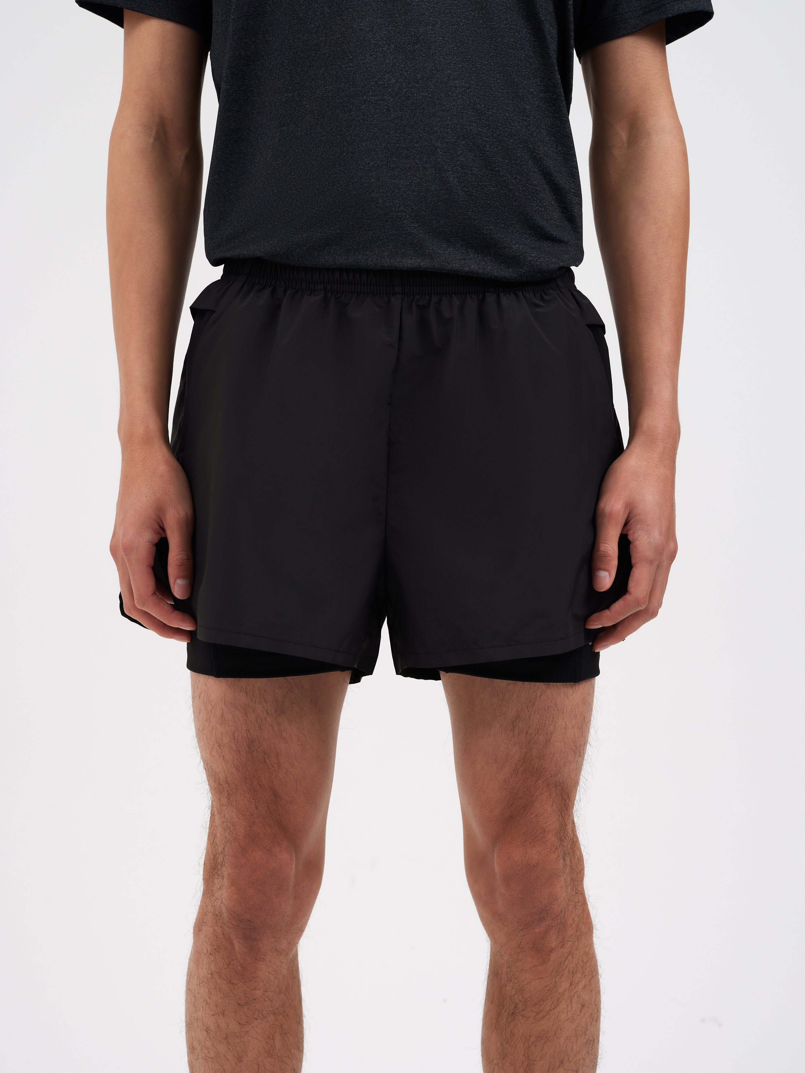 2 in 1 Functional Ripstop Running Shorts