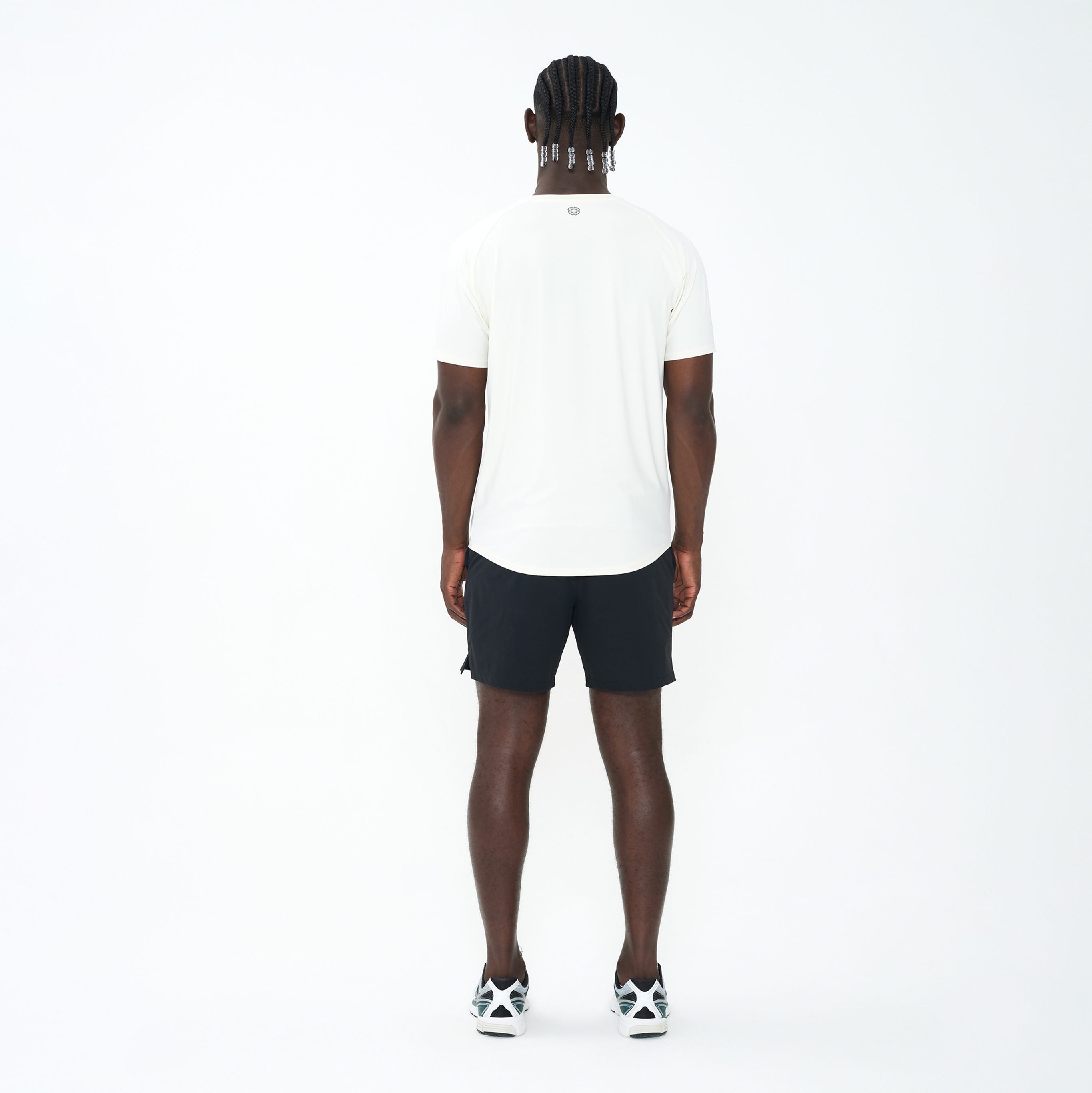 Canvas Athletic Core Tech T-Shirt in Cream, view 3