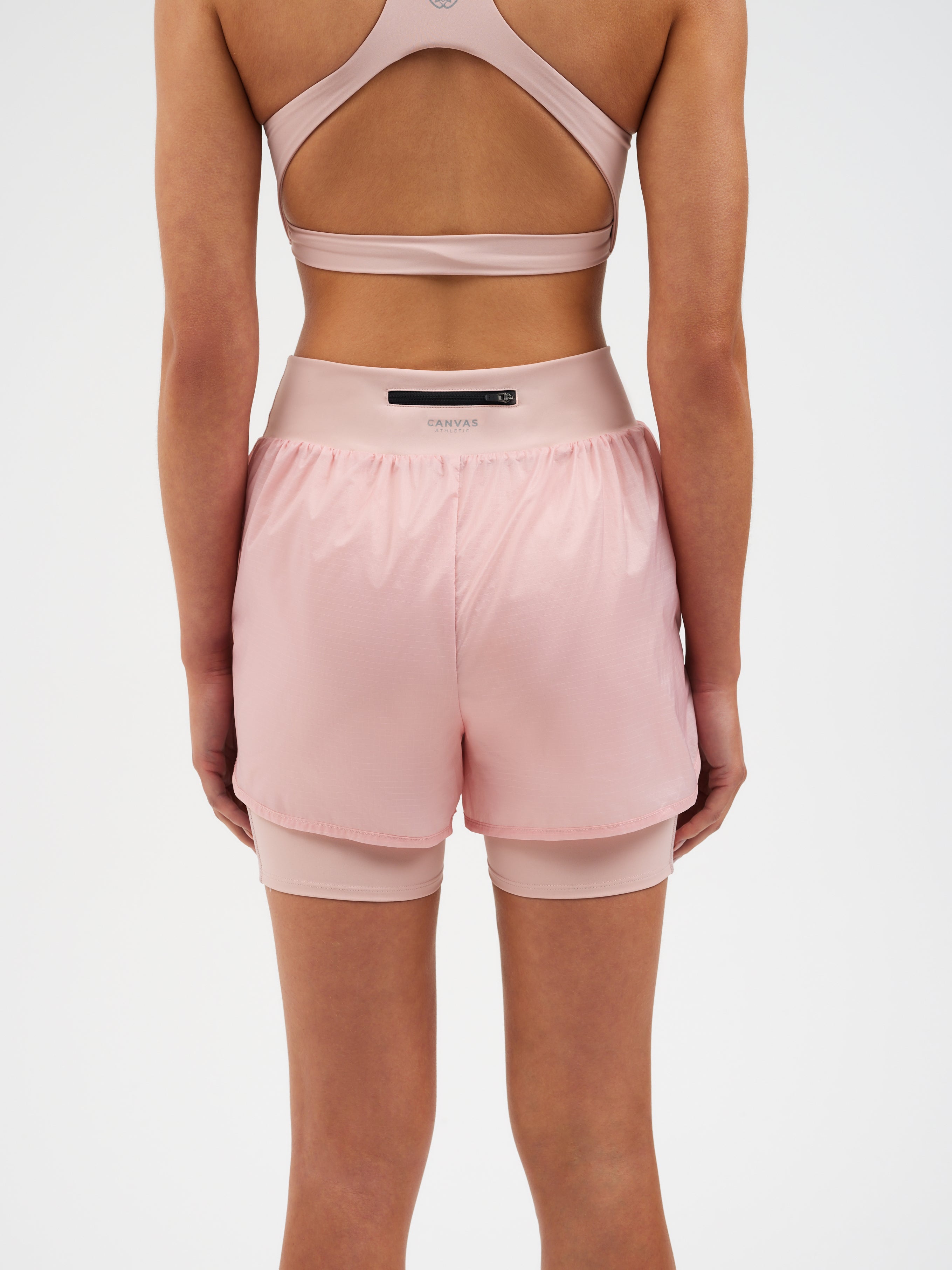 2 in 1 Functional Rip Stop Running Shorts