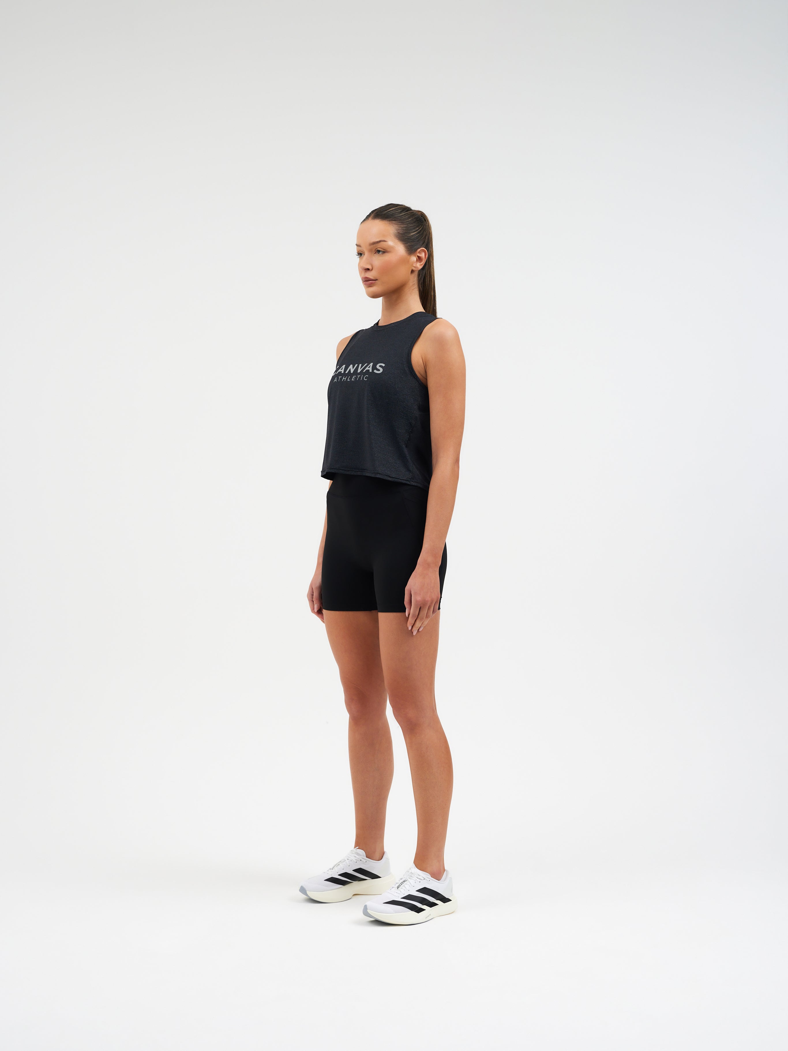 Technical Cropped Tank
