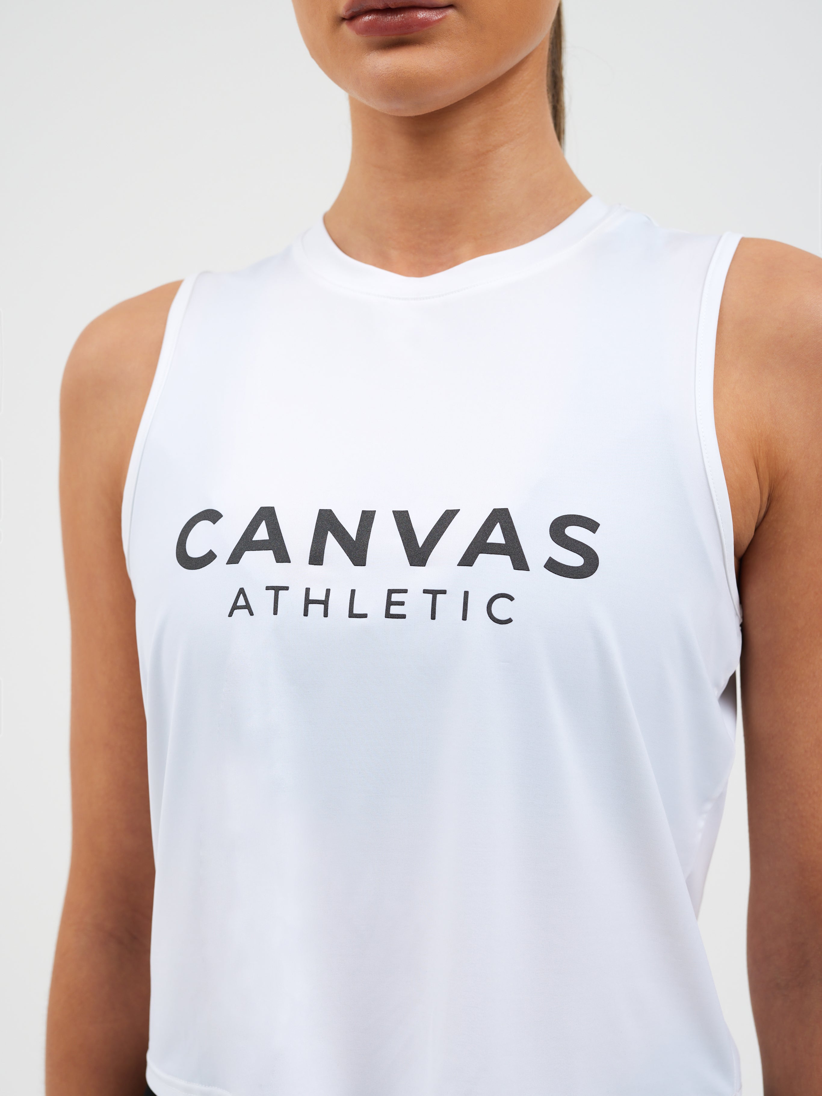 Technical Cropped Tank