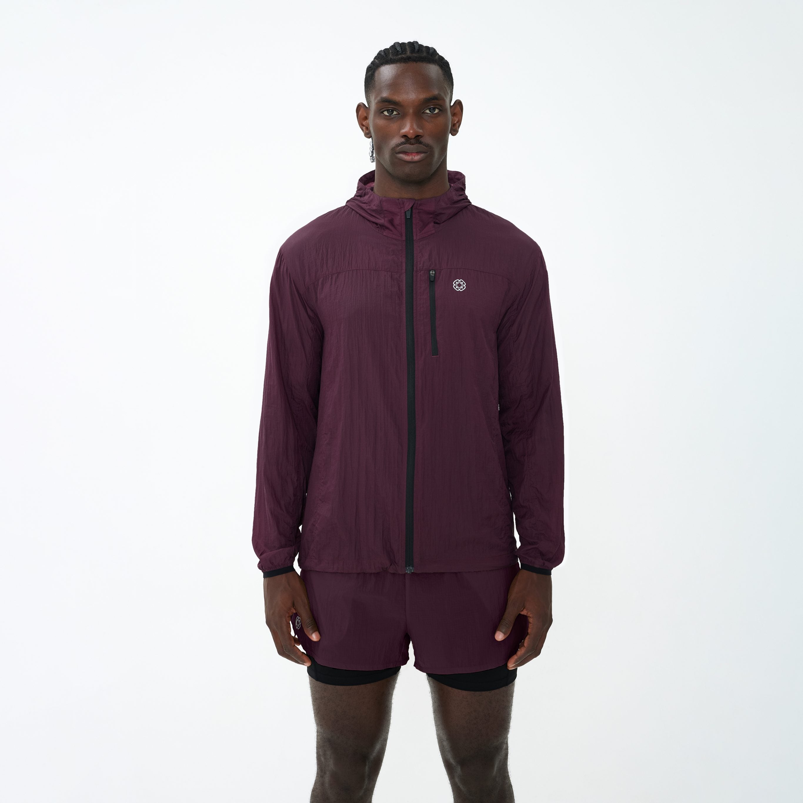 Canvas Athletic Performance Windbreaker in sand, view 6