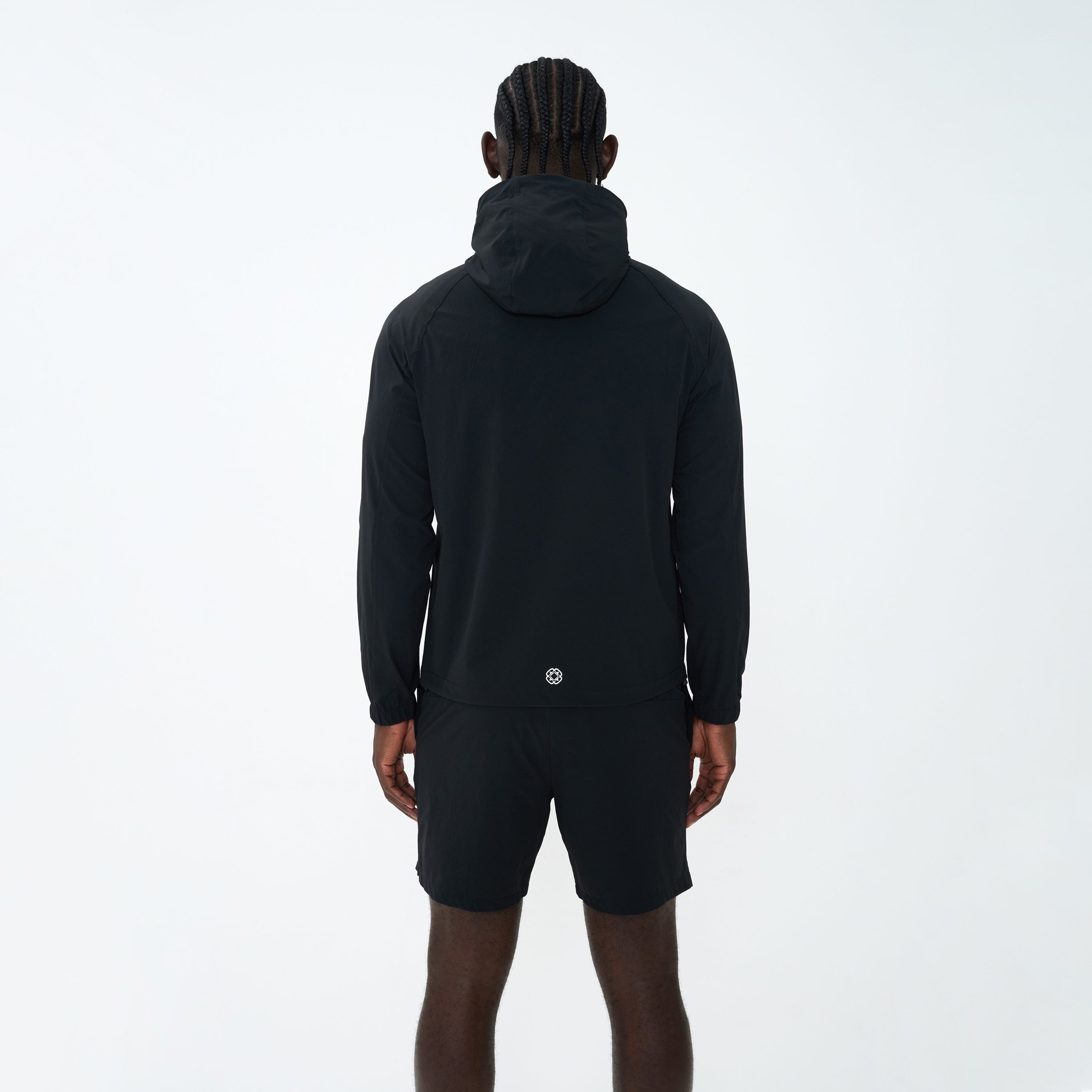Canvas Athletic Track Windbreaker in black, view 9