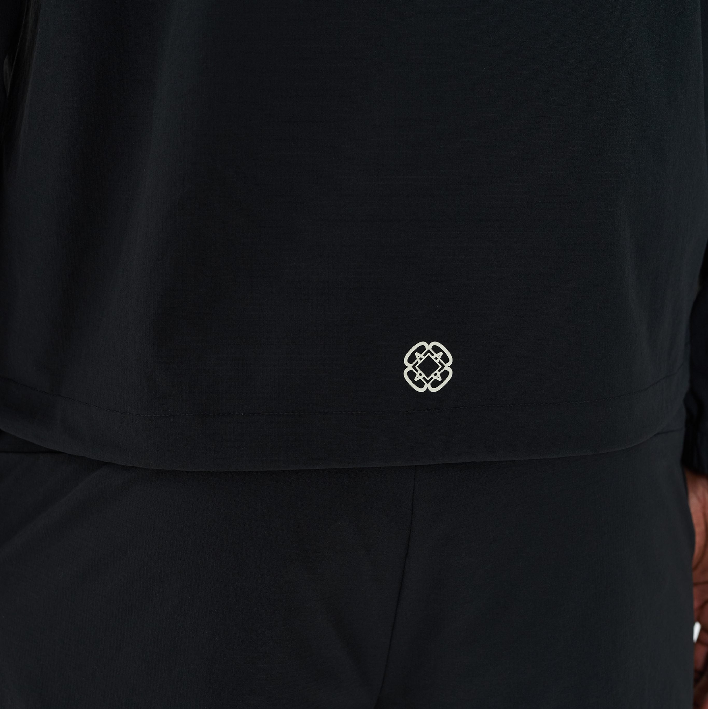 Canvas Athletic Track Windbreaker in black, view 10