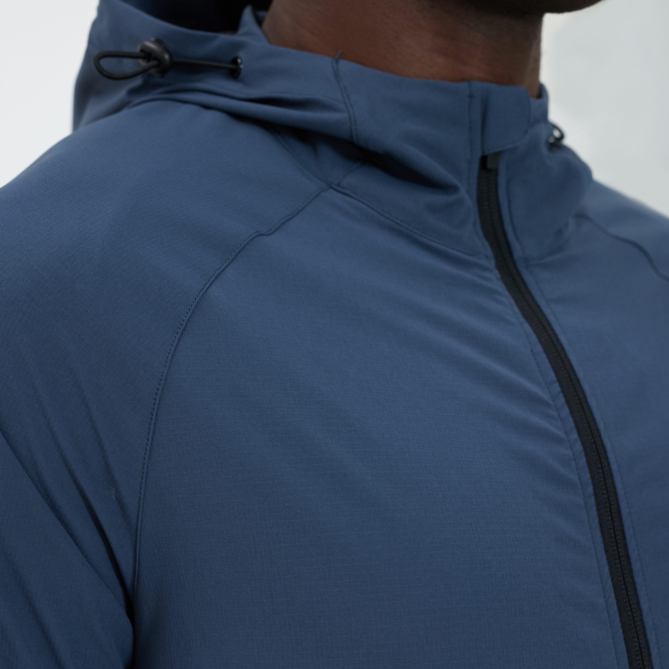 Canvas Athletic Track Windbreaker in slate blue, view 6
