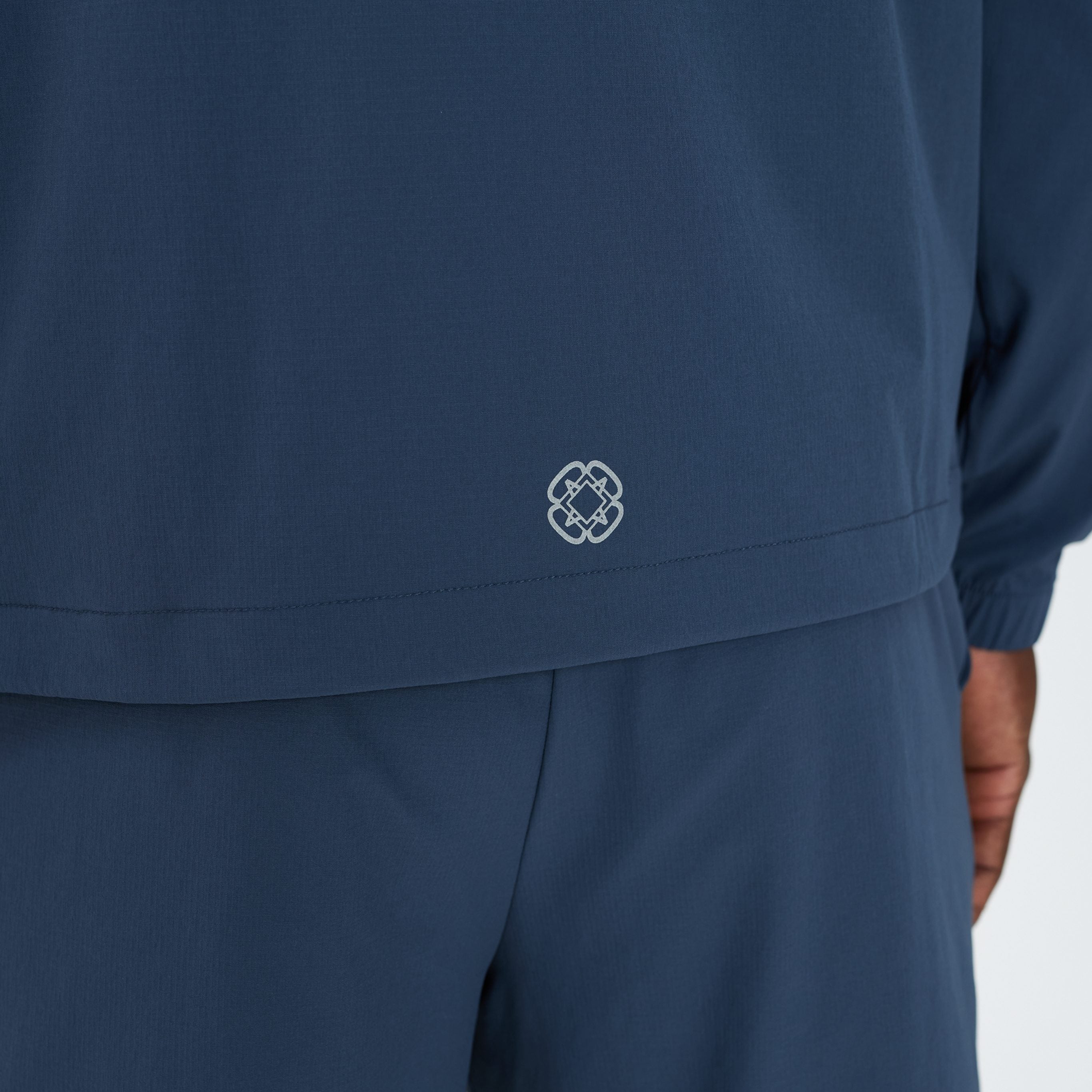 Canvas Athletic Track Windbreaker in slate blue, view 9