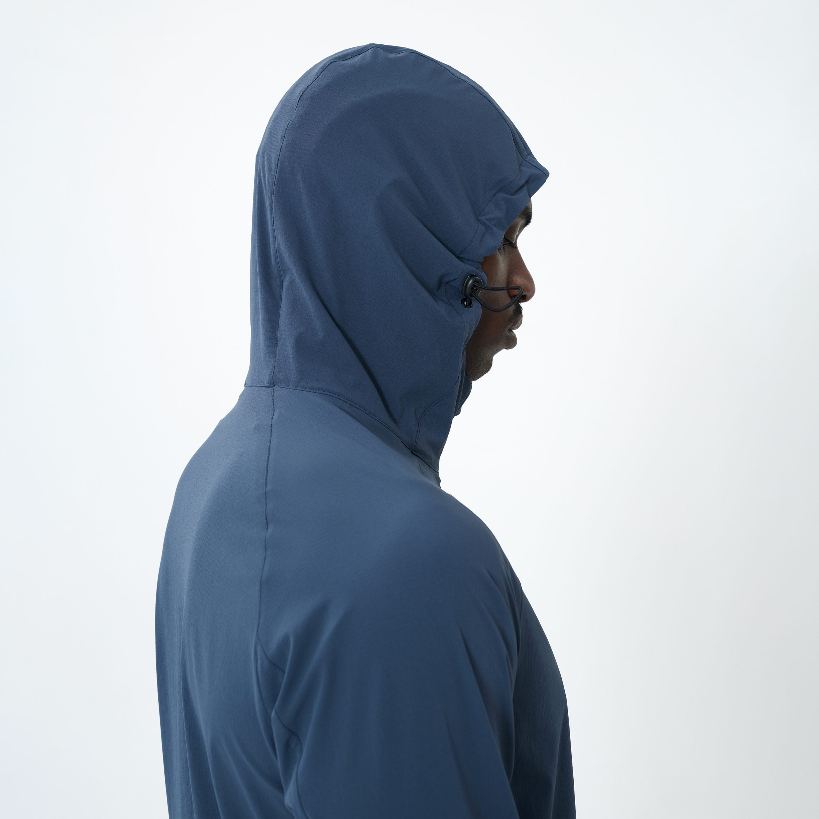 Canvas Athletic Track Windbreaker in slate blue, view 10