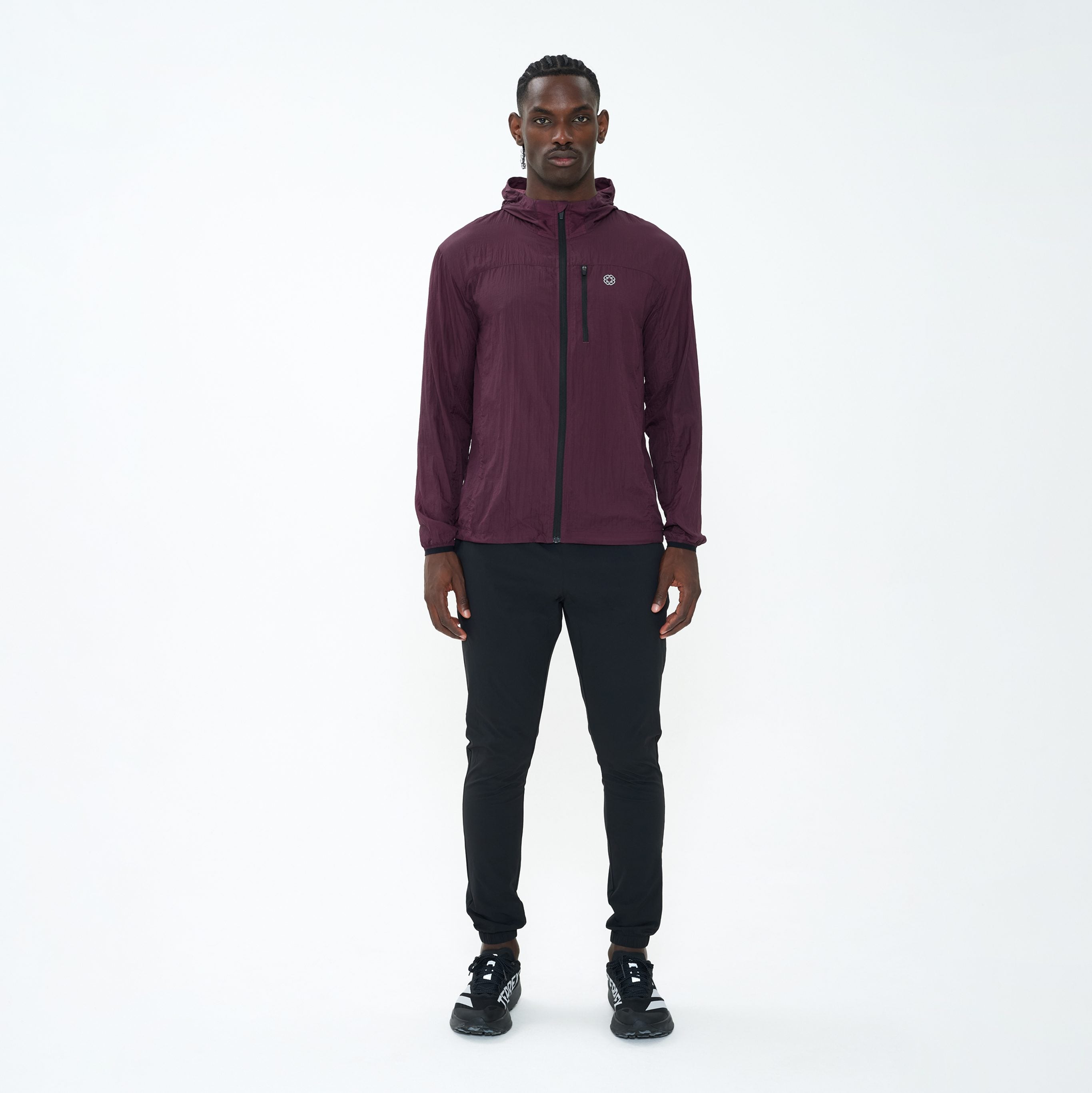 Canvas Athletic Track Pants in black, view 12