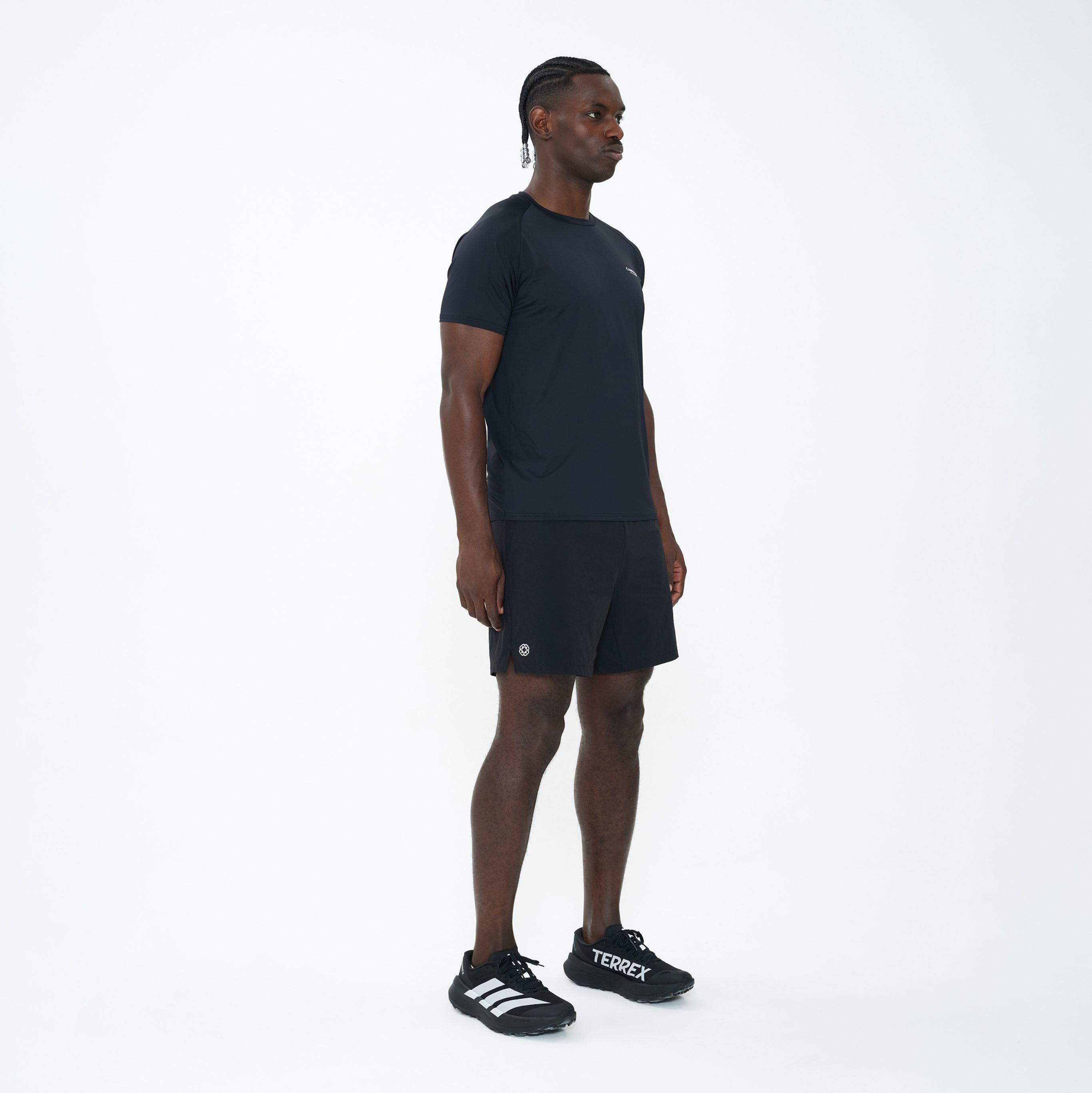 Canvas Athletic Core Tech Short in black, view 3