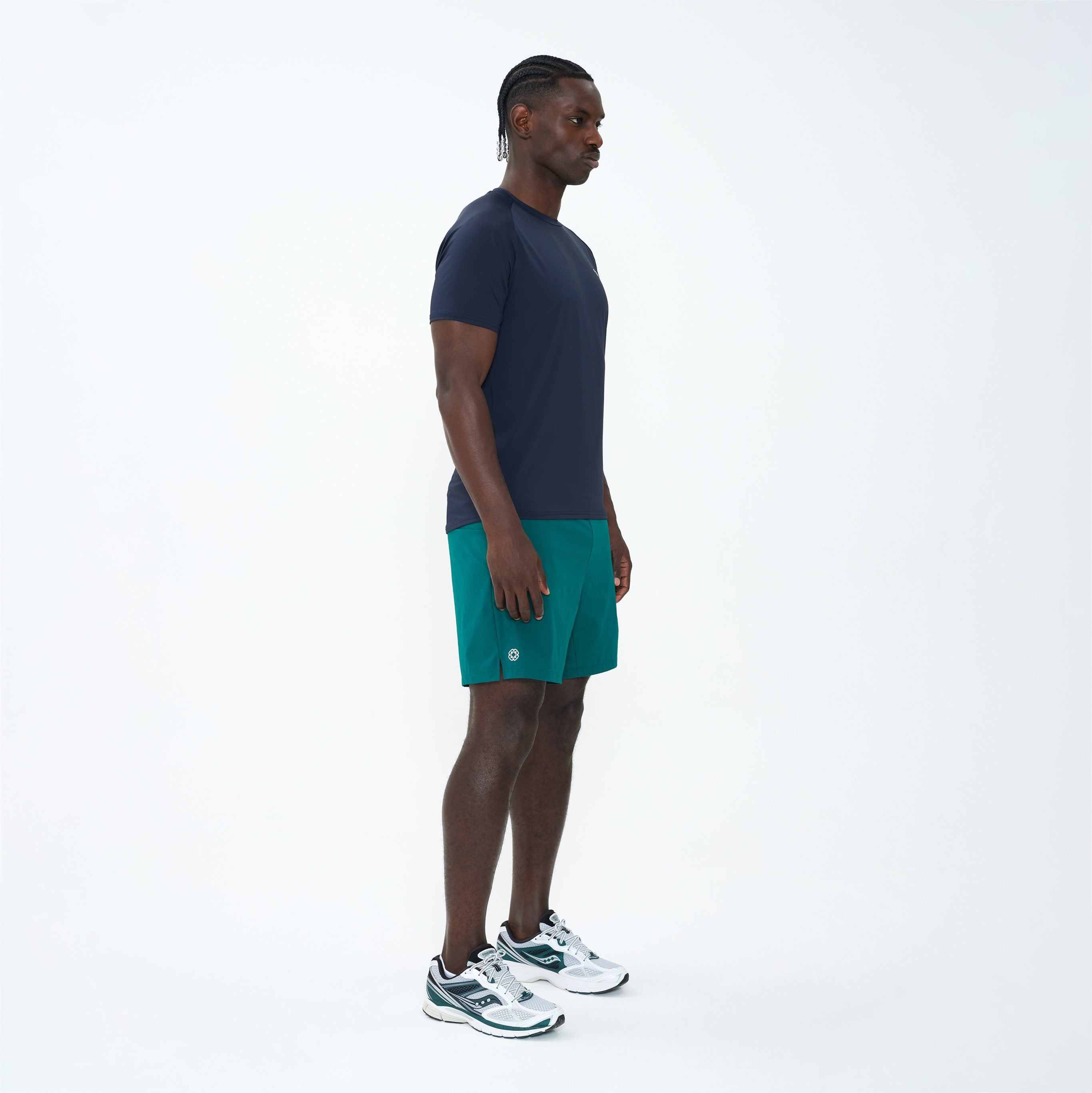 Canvas Athletic Core Tech Short in forest green, view 2