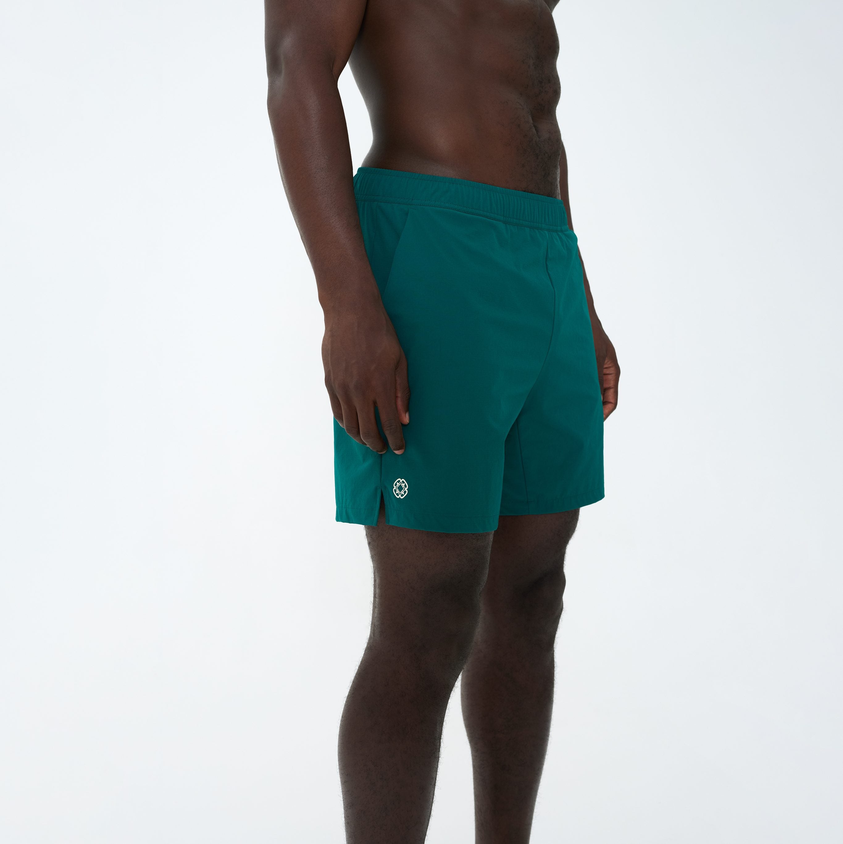 Canvas Athletic Core Tech Short in forest green, view 5