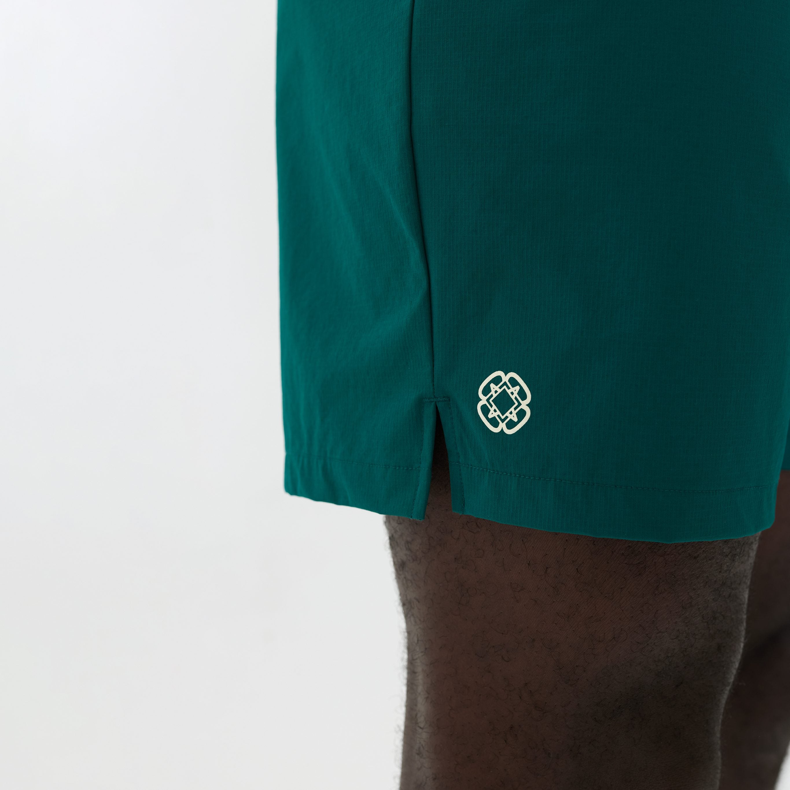 Canvas Athletic Core Tech Short in forest green, view 6