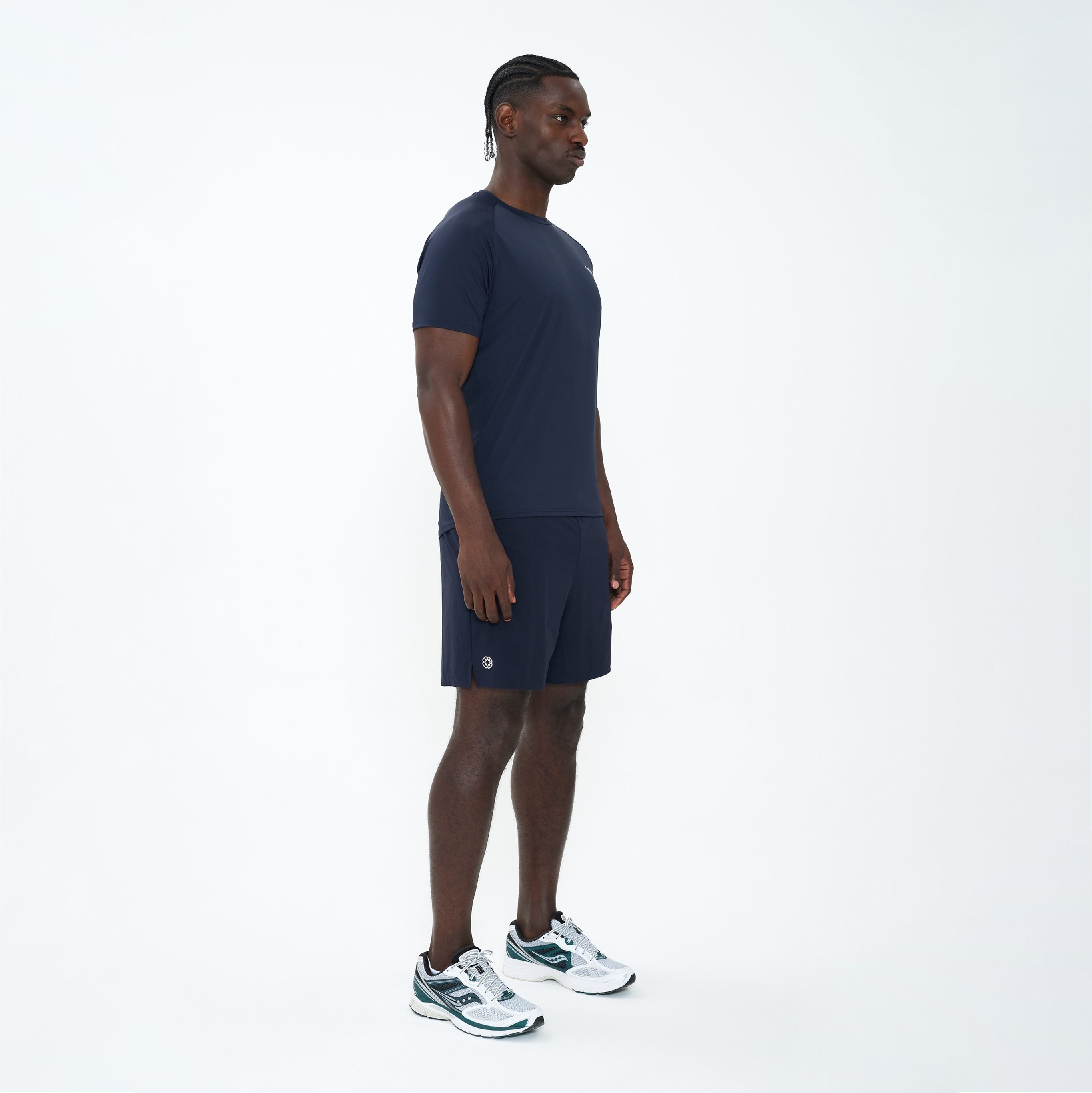 Canvas Athletic Core Tech Short in navy, view 2