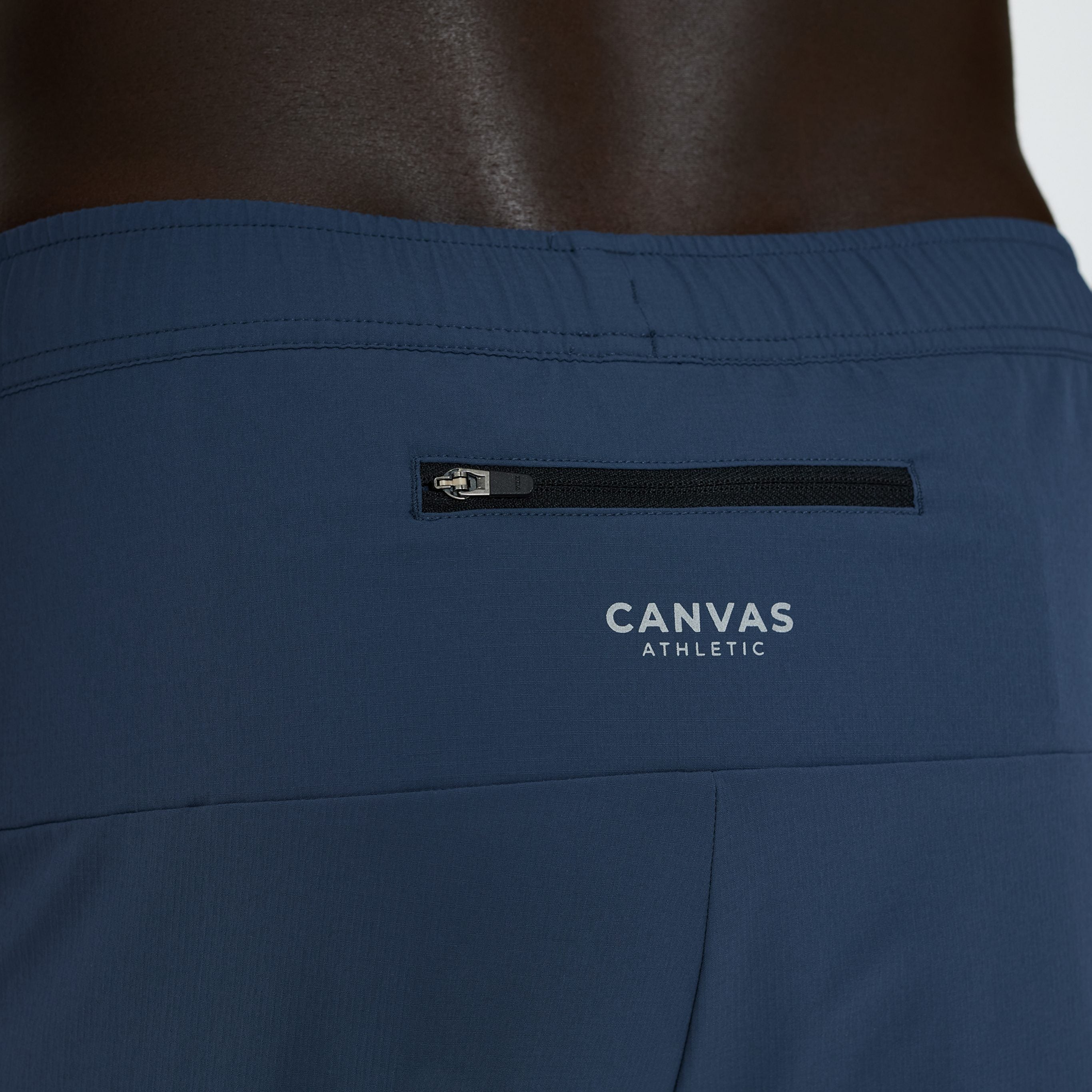 Canvas Athletic Core Tech Short in slate blue, view 9