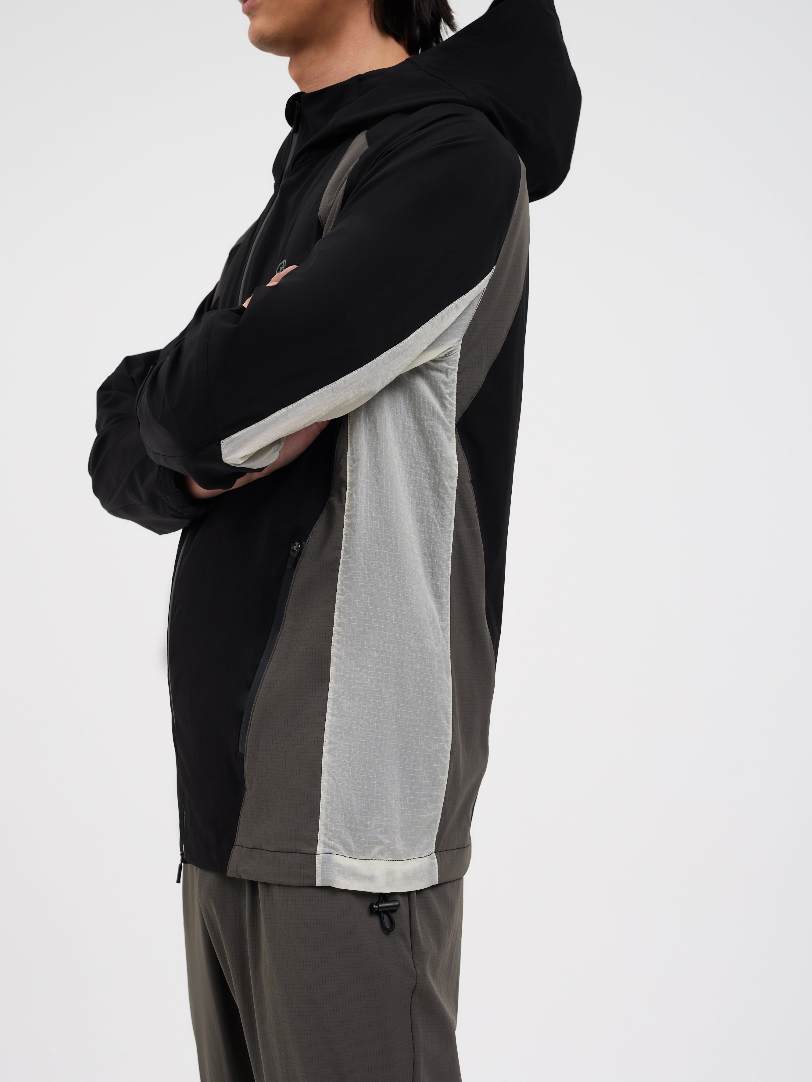 Lightweight 3 Panel Tech Track Jacket