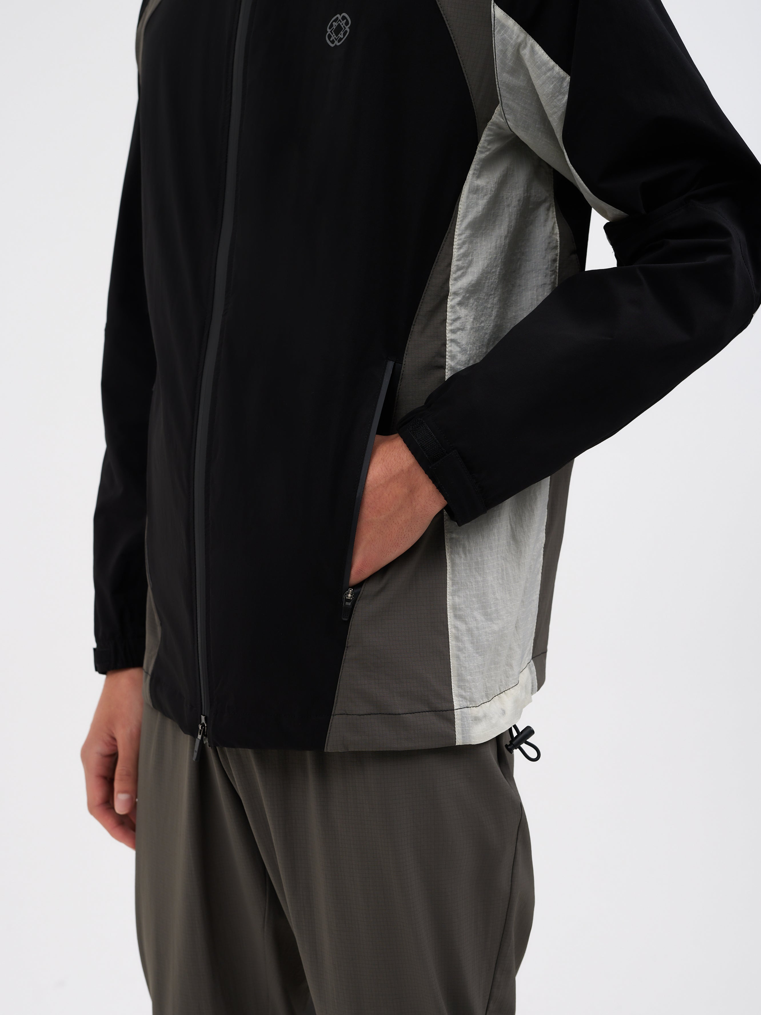 Lightweight 3 Panel Tech Track Jacket