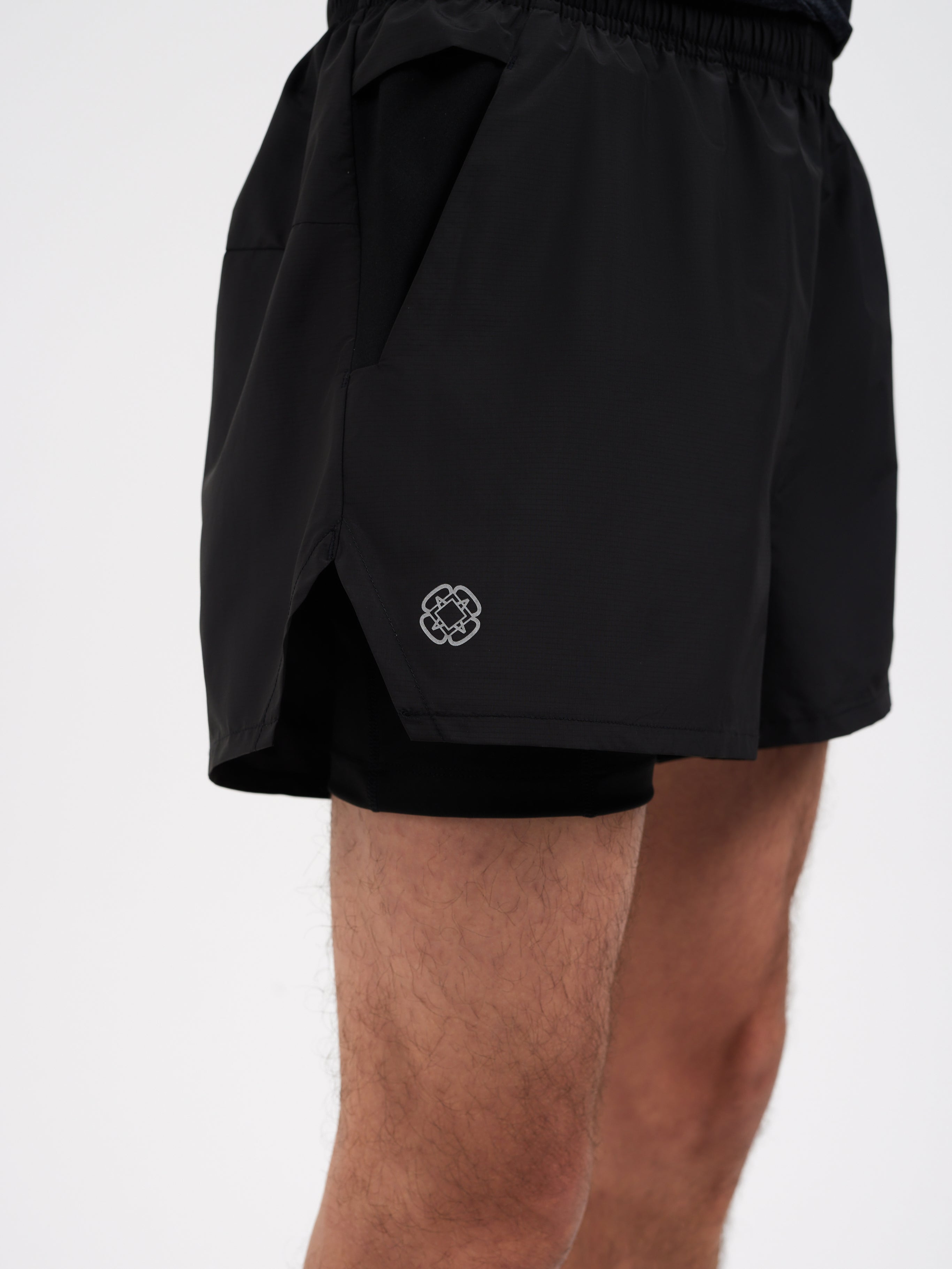 2 in 1 Functional Ripstop Running Shorts