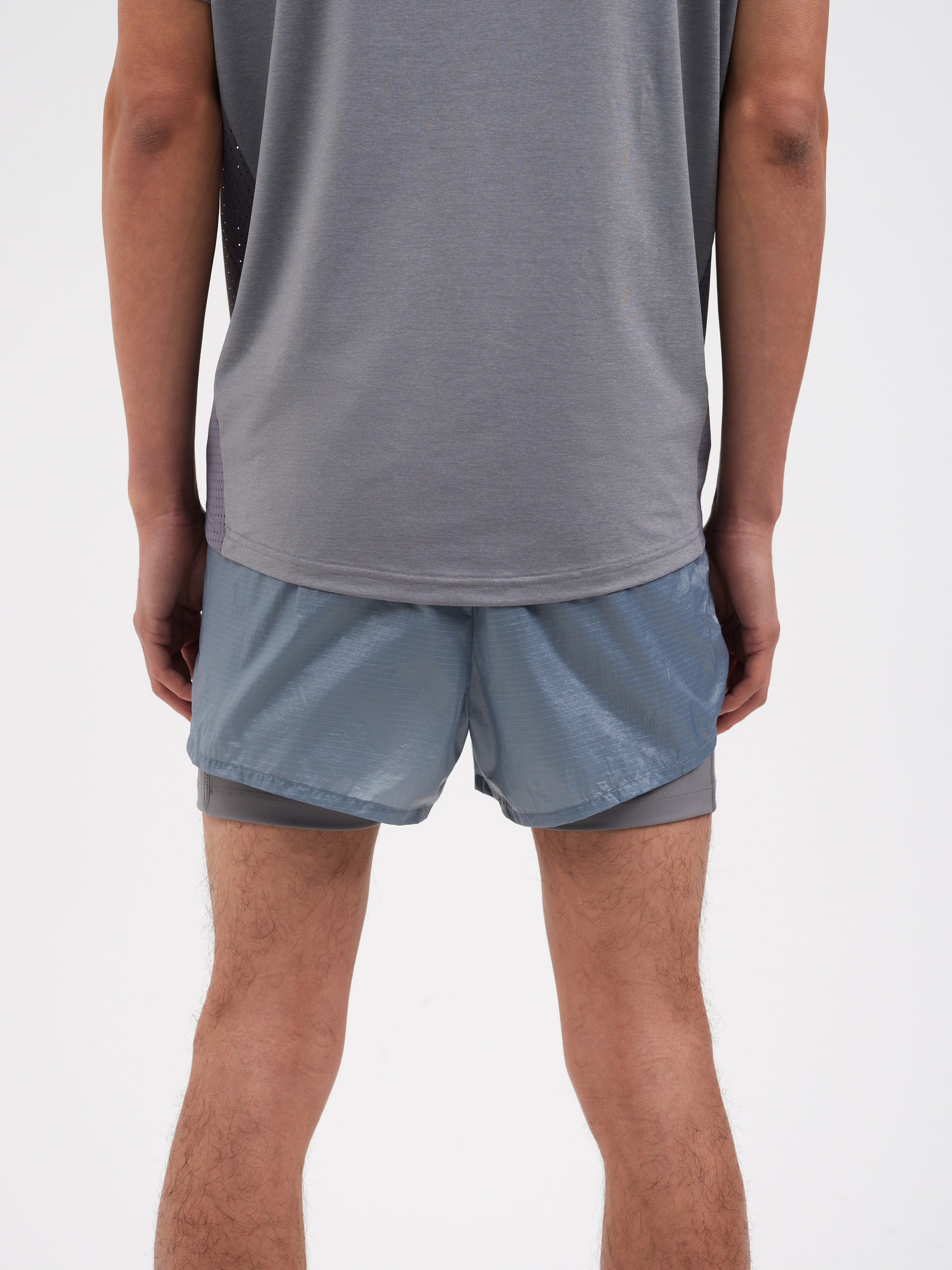 2 in 1 Functional Rip Stop Running Shorts