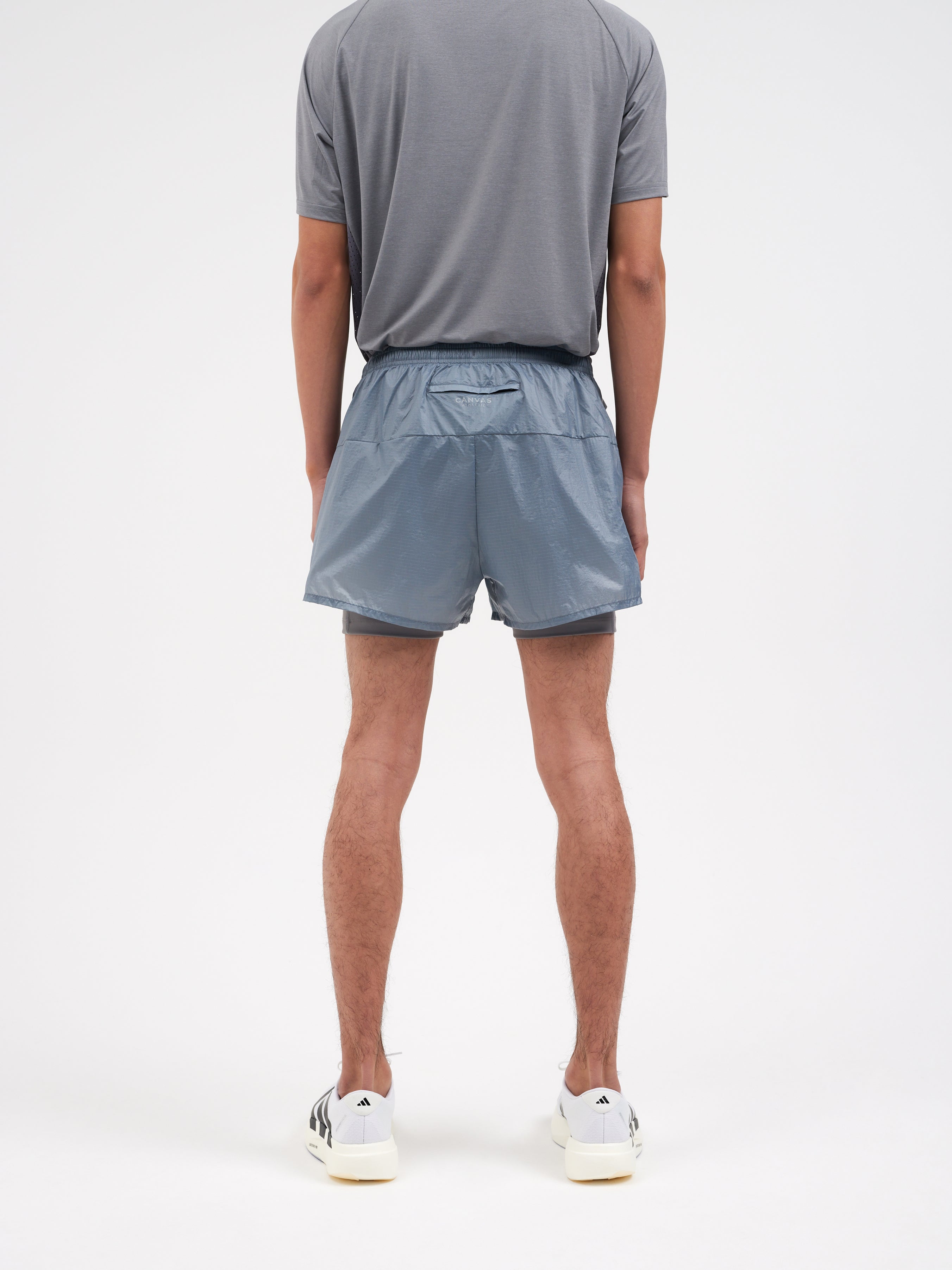 2 in 1 Functional Rip Stop Running Shorts