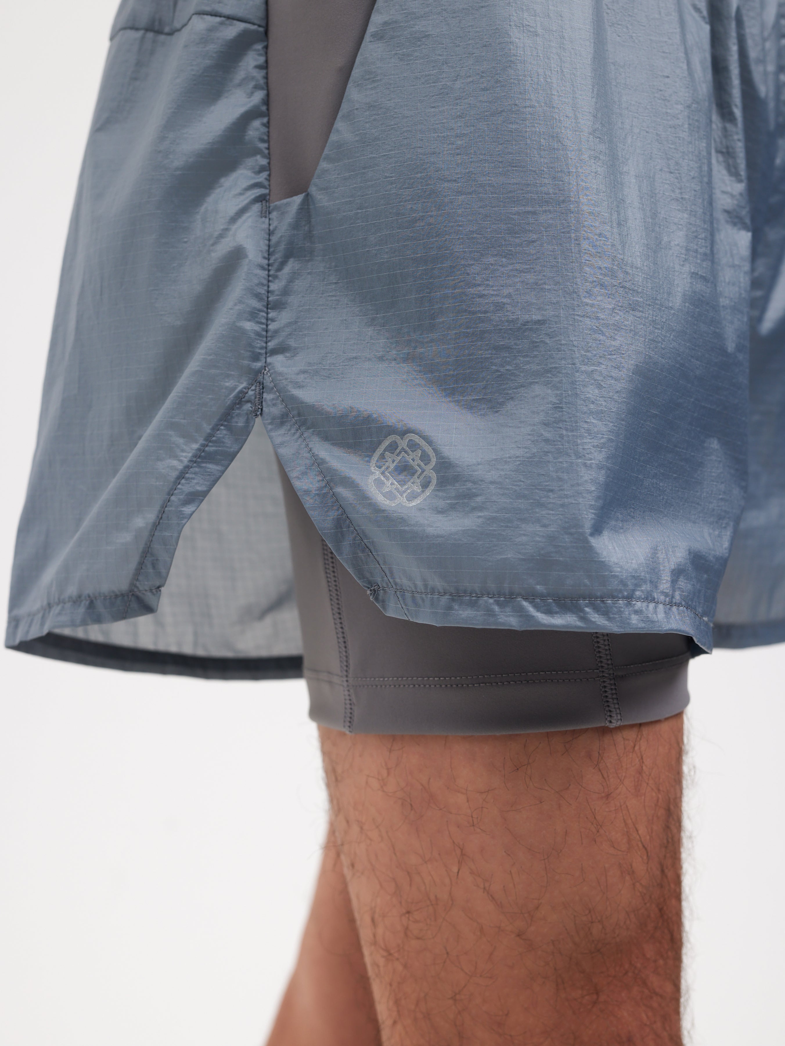 2 in 1 Functional Rip Stop Running Shorts