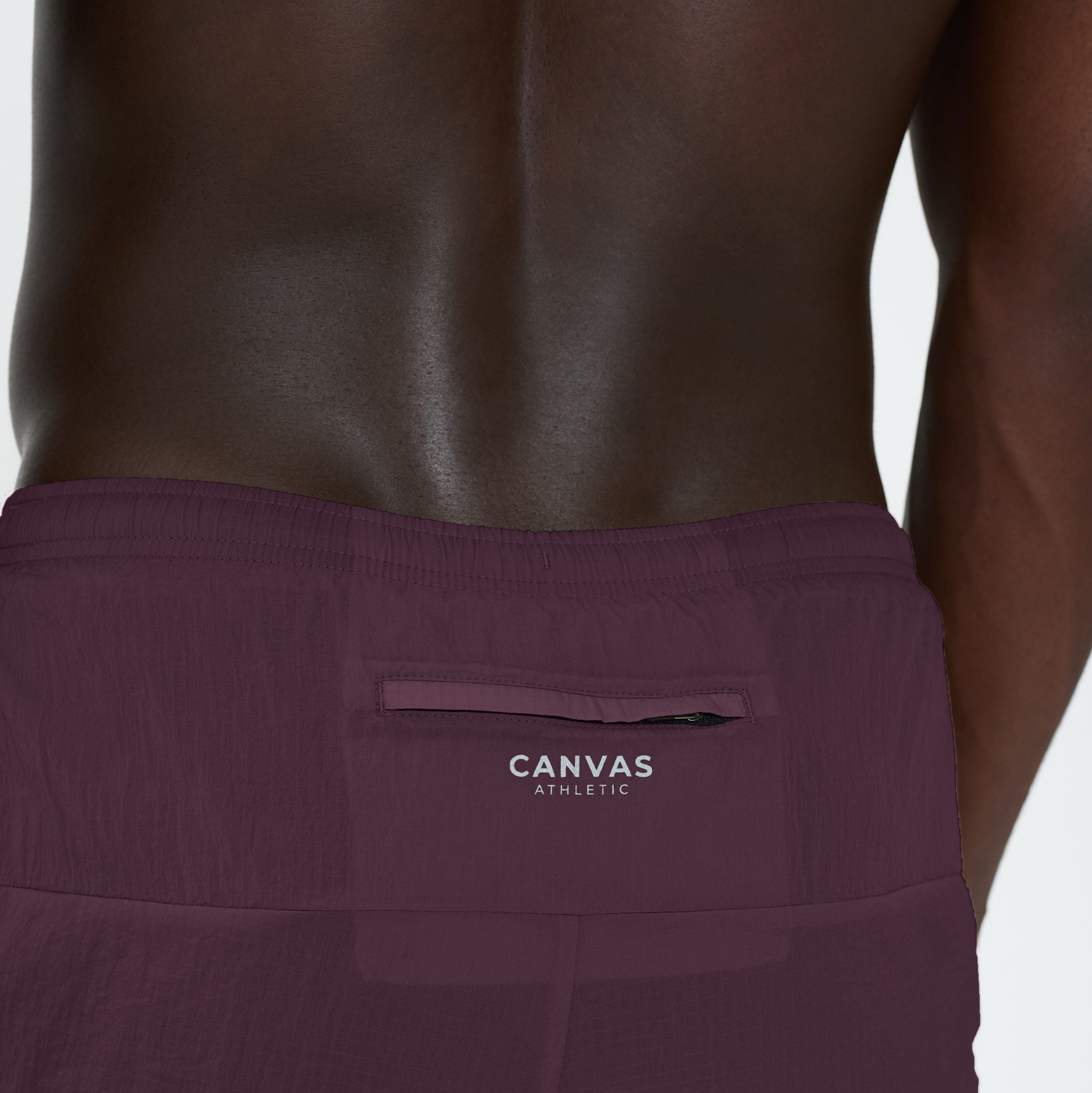 Canvas Athletic Performance 2 in 1 Shorts in Mulberry, view 12