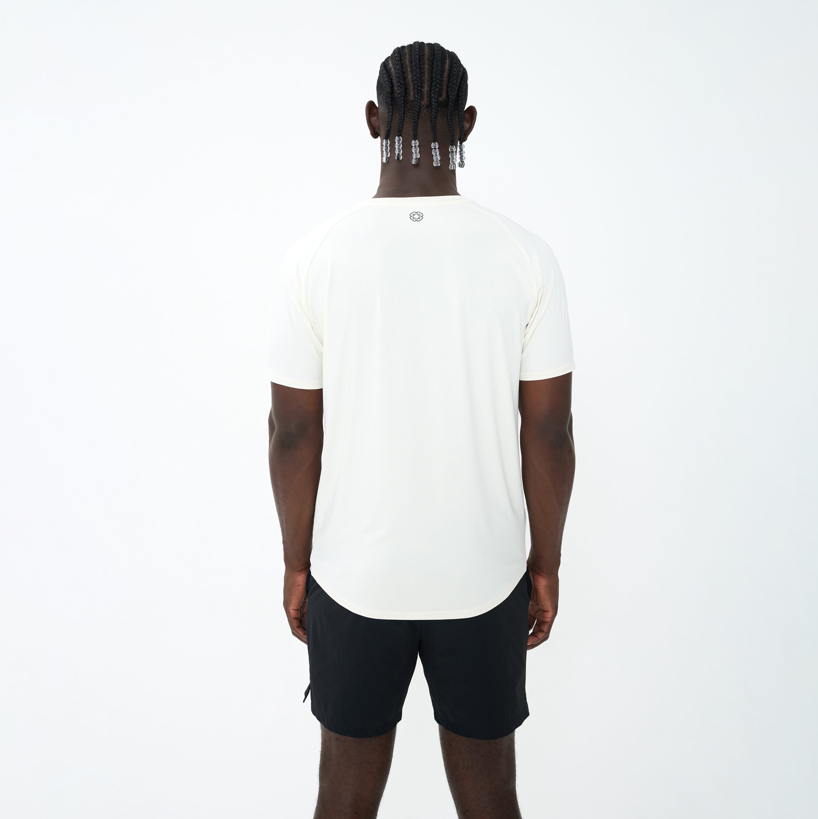 Canvas Athletic Core Tech T-Shirt in Cream, view 4