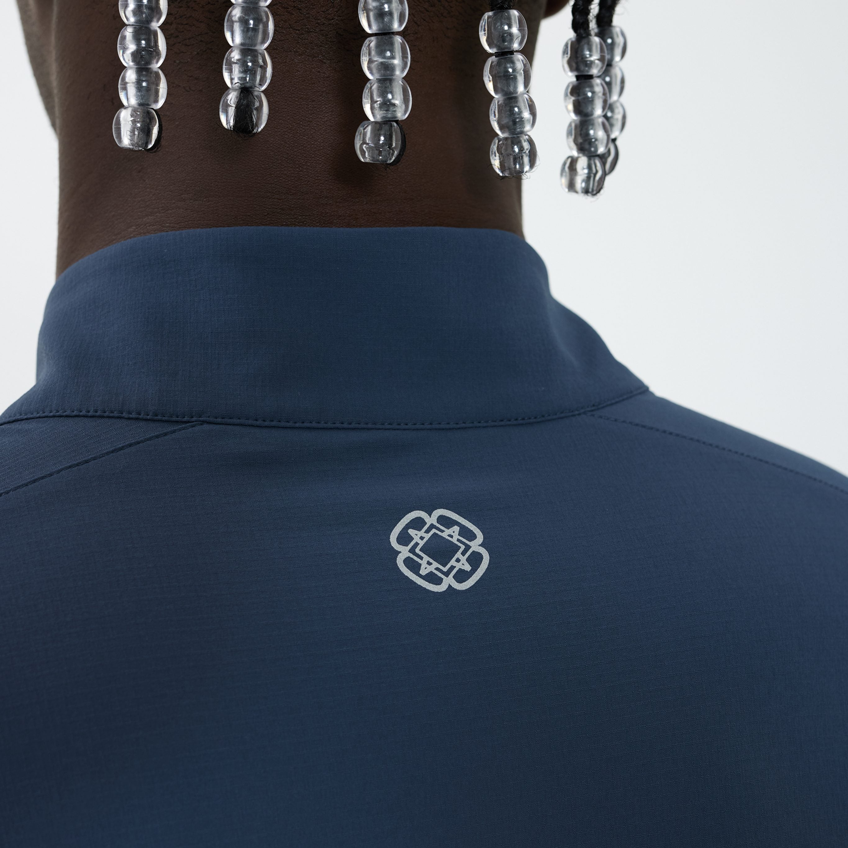 Canvas Athletic Tech 1/4 Zip in slate blue, view 9