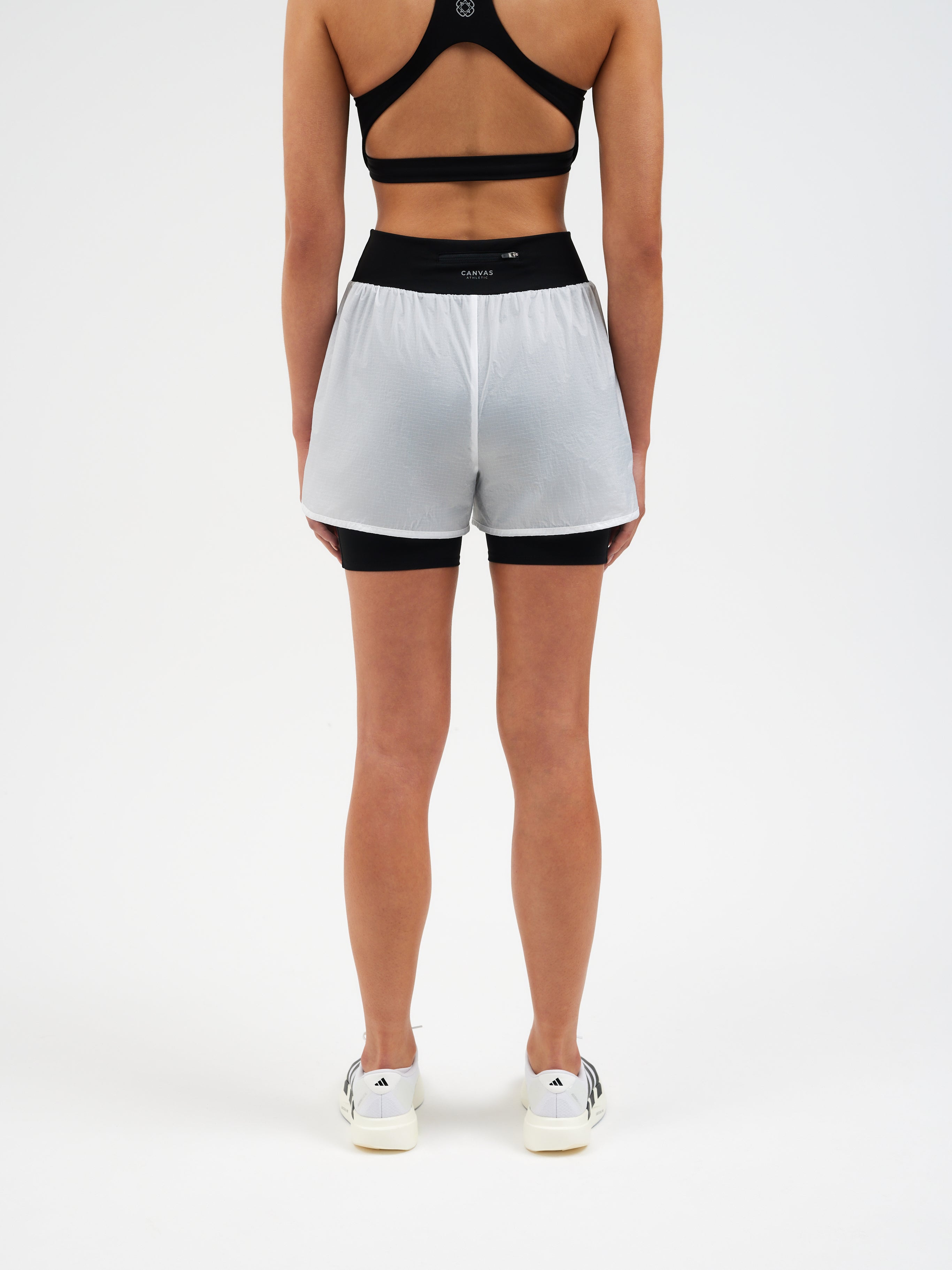 2 in 1 Functional Rip Stop Running Shorts