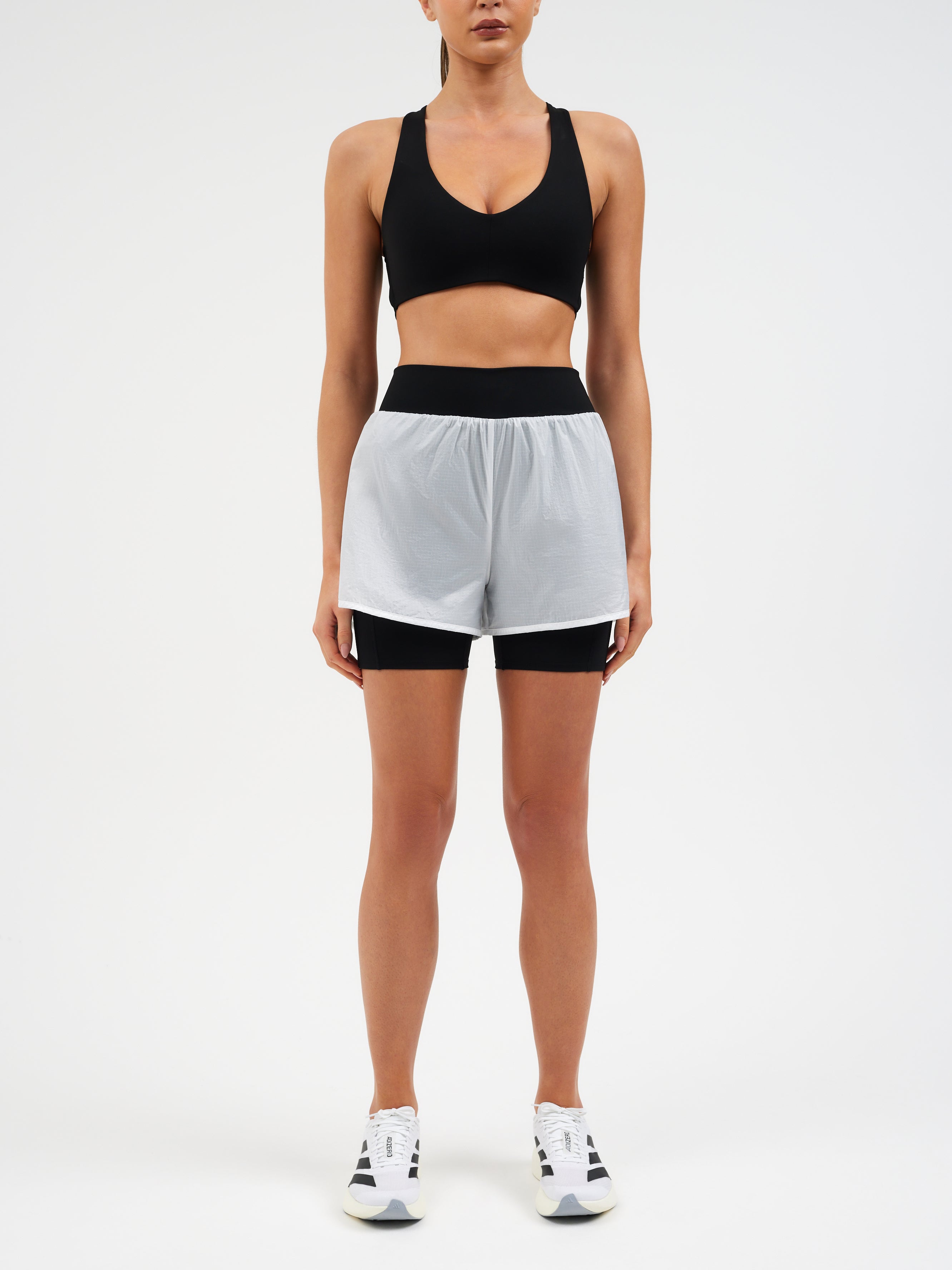 2 in 1 Functional Rip Stop Running Shorts