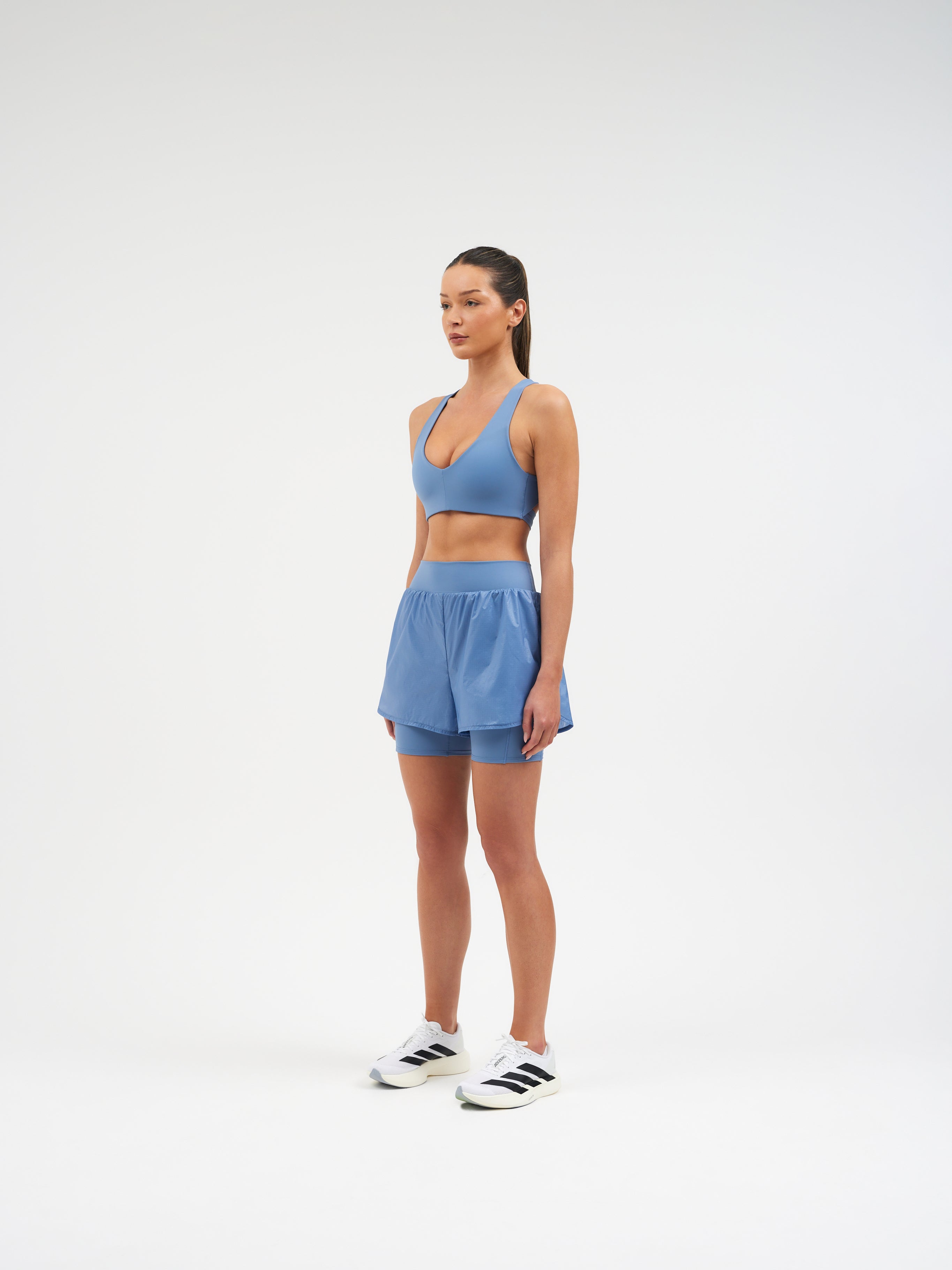 2 in 1 Functional Rip Stop Running Shorts