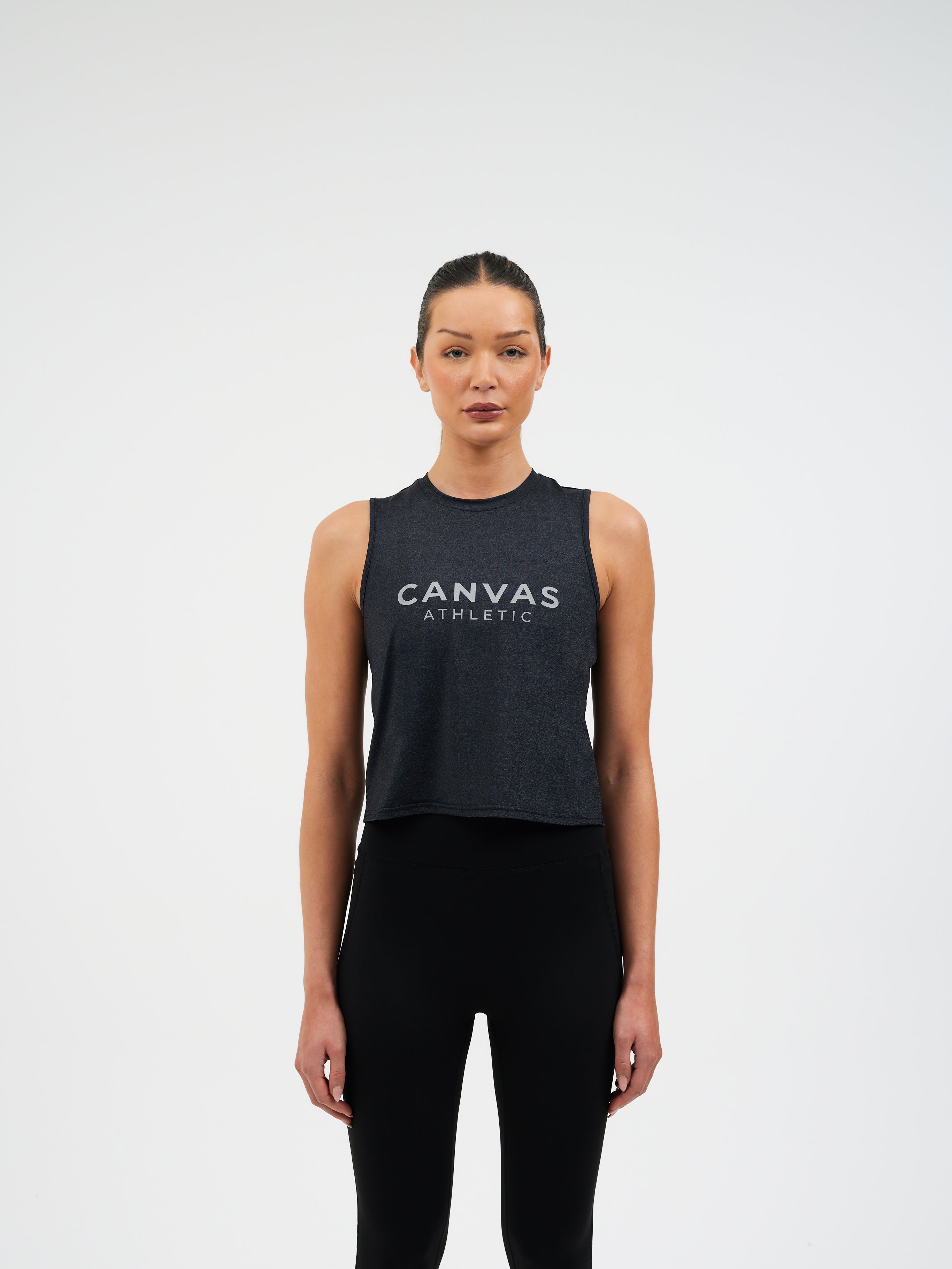 Technical Cropped Tank