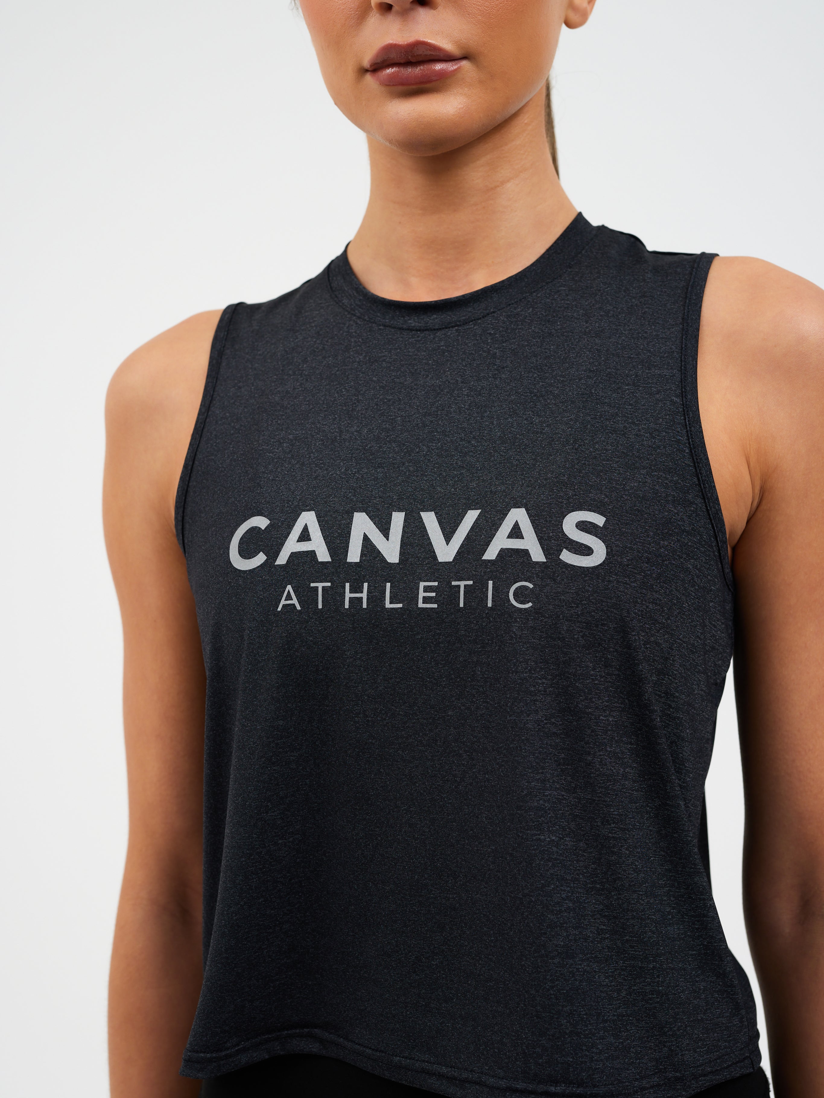 Technical Cropped Tank
