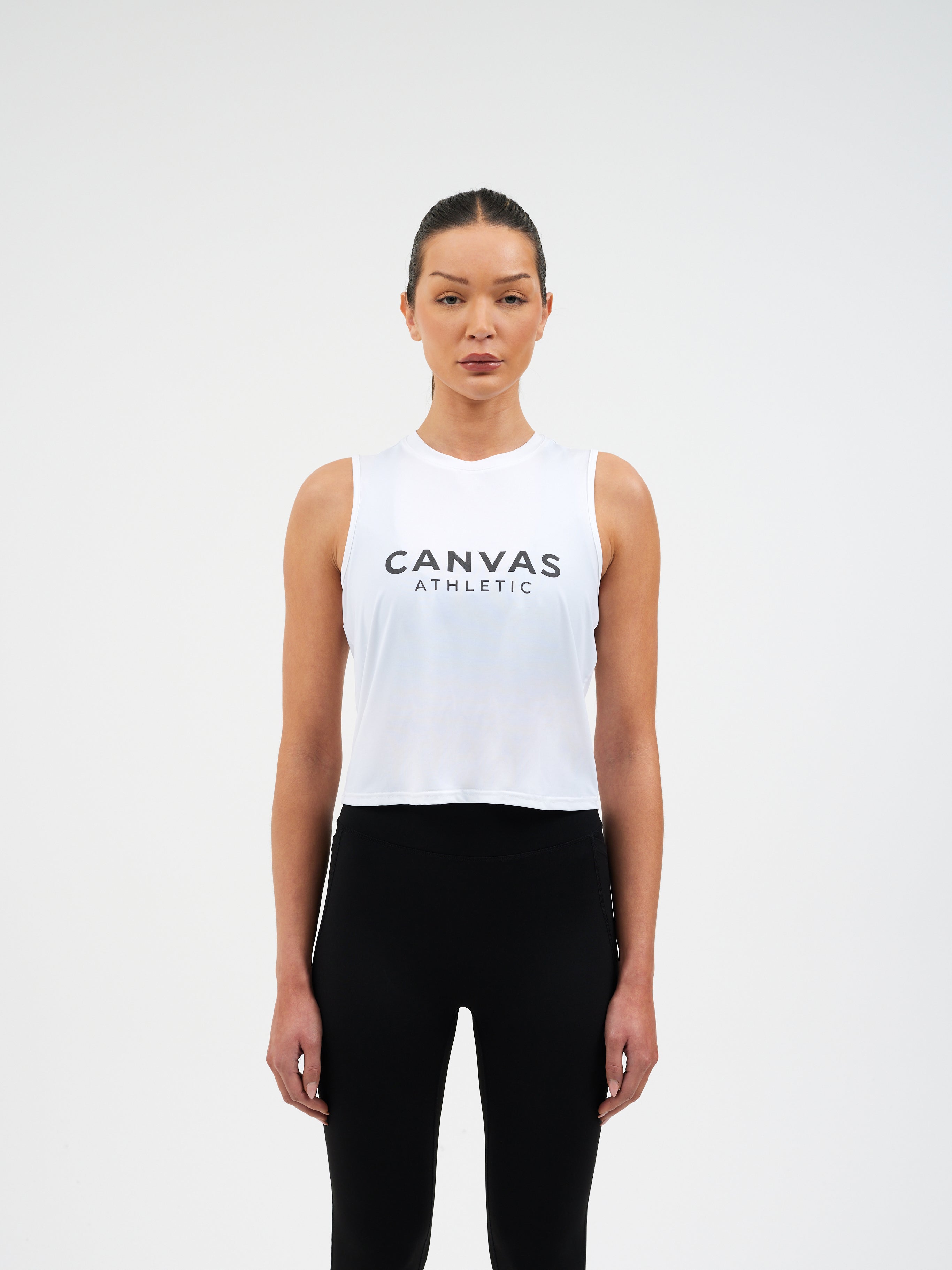 Technical Cropped Tank